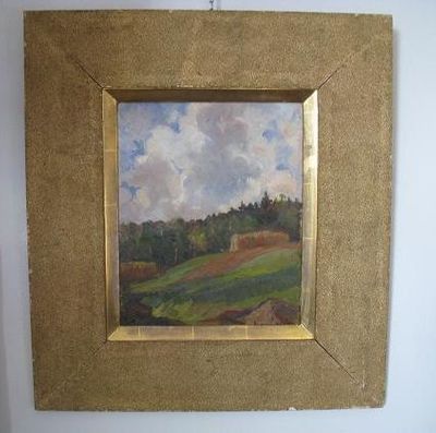 Öljymaalaus, Maisema, Anna Cervin (1878-1972) , Kuva 27 x 33 cm
