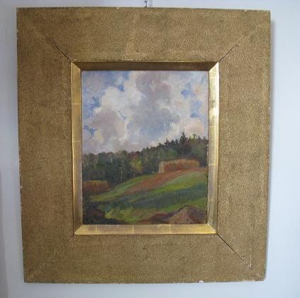 Öljymaalaus, Maisema, Anna Cervin (1878-1972) , Kuva 27 x 33 cm