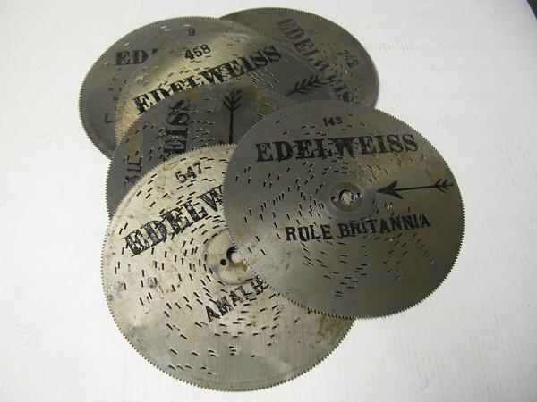Soittolaatikon levyjä, Sarja Edelweiss 14 cm